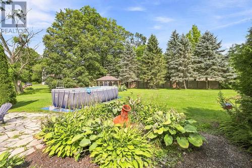 2 Wilson House Drive, Whitby, ON - Outdoor With Above Ground Pool With Backyard