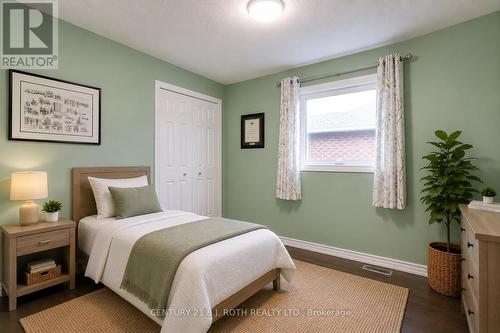 Virtually staged 4th bedroom - 20 Falcon Crescent, Barrie, ON - Indoor Photo Showing Bedroom