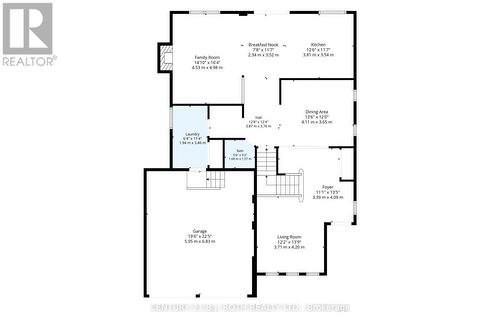 Main floor plan. - 20 Falcon Crescent, Barrie, ON - Other