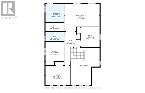 Second floor plan. - 20 Falcon Crescent, Barrie, ON - Other