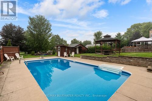 210 Hill Street, Central Huron (Clinton), ON - Outdoor With In Ground Pool With Backyard
