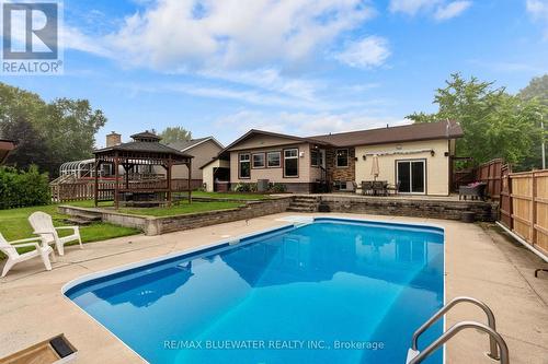 210 Hill Street, Central Huron (Clinton), ON - Outdoor With In Ground Pool With Backyard