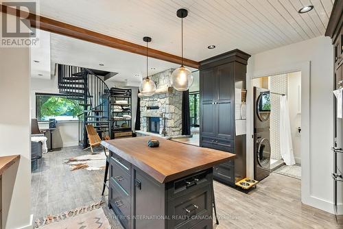 laundry - 1023 Mccabe Road, Lake Of Bays, ON - Indoor With Fireplace