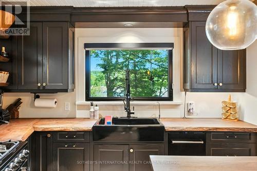 lake views from the kitchen - 1023 Mccabe Road, Lake Of Bays, ON - Indoor Photo Showing Kitchen