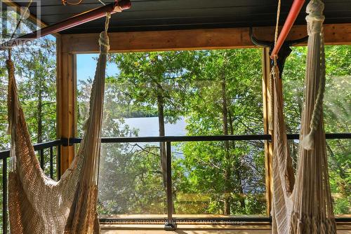 hammocks with lake views - 1023 Mccabe Road, Lake Of Bays, ON -  With Body Of Water