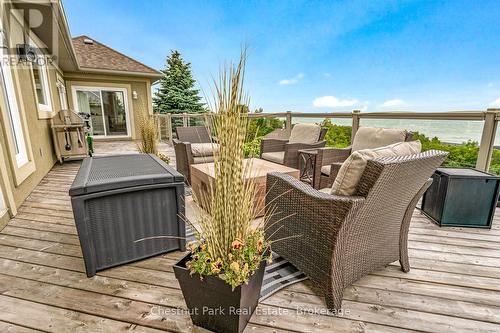 Does the view get any better? - 133 Lakeshore Road E, Blue Mountains, ON - Outdoor With Deck Patio Veranda With Exterior