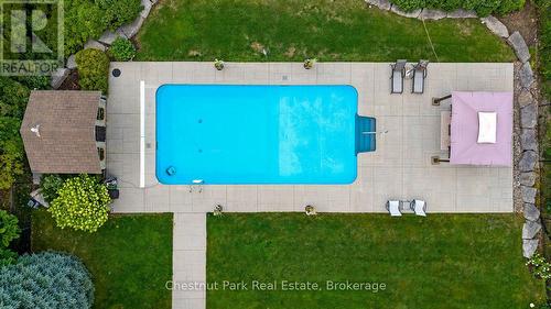 133 Lakeshore Road E, Blue Mountains, ON - Outdoor With In Ground Pool