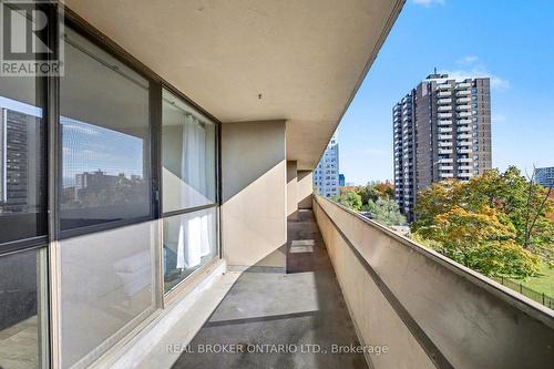 Balcony/ open to primary - 100 Canyon Avenue, Toronto, ON - Outdoor With Balcony With Exterior