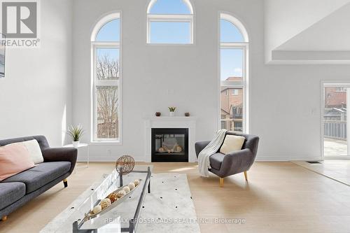 55 John Link Avenue, Georgina, ON - Indoor Photo Showing Living Room With Fireplace