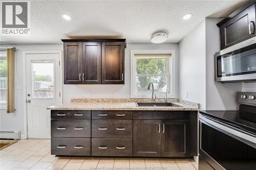 10395 Caledon Court, Windsor, ON - Indoor Photo Showing Kitchen With Double Sink