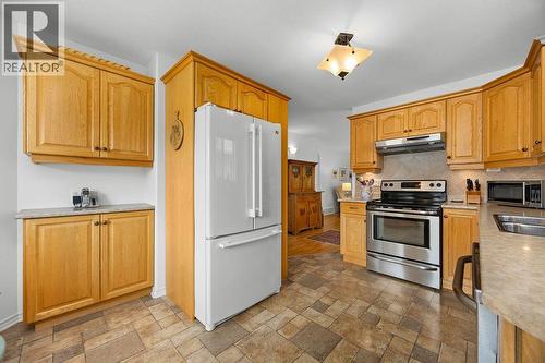 201 Kildonan Avenue Unit# 23, Enderby, BC - Indoor Photo Showing Kitchen With Double Sink