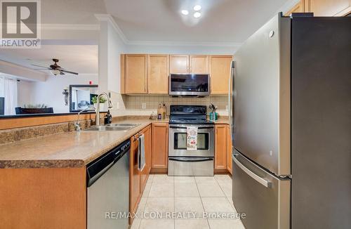 118 - 8 Harris Street, Cambridge, ON - Indoor Photo Showing Kitchen With Double Sink