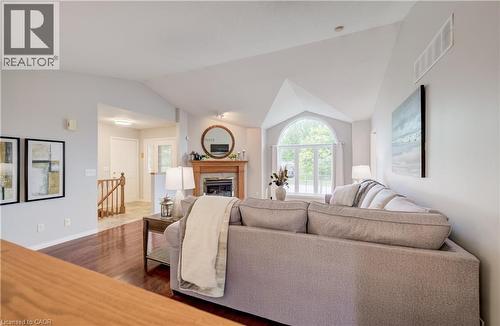 27 Chandos Drive, Kitchener, ON - Indoor Photo Showing Living Room With Fireplace