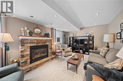 684 Haldimand Rd 70, Jarvis, ON - Indoor Photo Showing Living Room With Fireplace