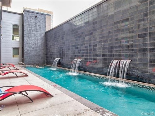 Piscine - 1101-2117 Rue Tupper, Montréal (Ville-Marie), QC - Outdoor With In Ground Pool