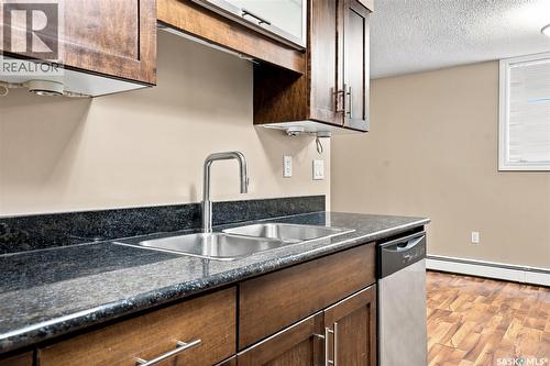 8 104 104Th Street W, Saskatoon, SK - Indoor Photo Showing Kitchen With Double Sink