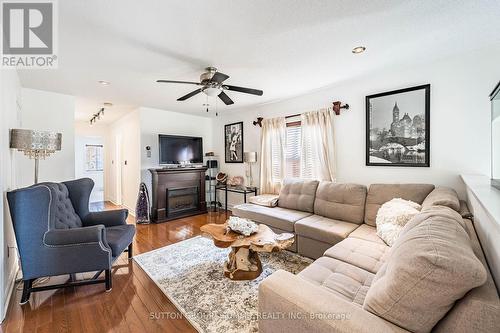 139 Oceanpearl Crescent, Whitby, ON - Indoor Photo Showing Living Room With Fireplace