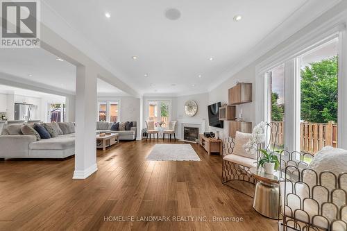 36 Coldstream Crescent, Richmond Hill, ON - Indoor Photo Showing Living Room With Fireplace