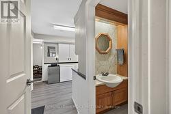 lower level 2 piece bath & laundry room - 