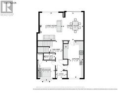 Main level floor plan - 