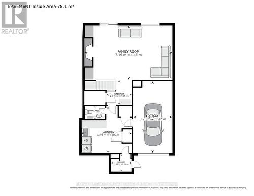Lower level floor plan - 25 Country Club Place, Brockville, ON - Other