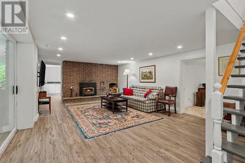 597 Christie Lake Road, Tay Valley, ON - Indoor With Fireplace
