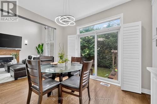 29 Nortoba Crescent, Ottawa, ON - Indoor Photo Showing Dining Room With Fireplace