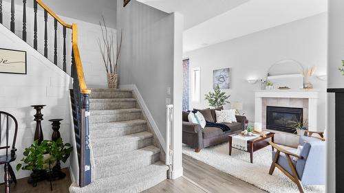 3271 Deer Ridge Court, West Kelowna, BC - Indoor With Fireplace