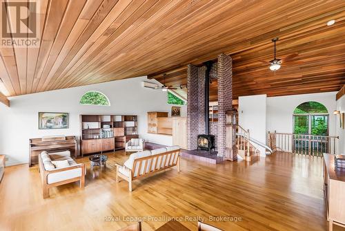 144 Elizabeth Street, Brighton, ON -  Photo Showing Living Room With Fireplace