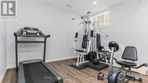 8 Melrose Court, St. Thomas, ON - Indoor Photo Showing Gym Room