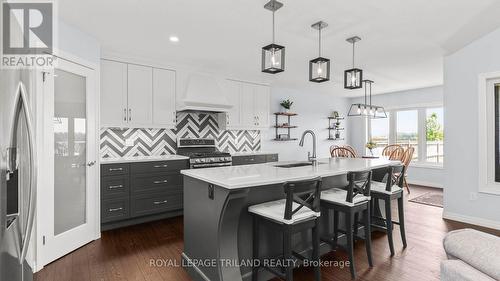 8 Melrose Court, St. Thomas, ON - Indoor Photo Showing Kitchen With Upgraded Kitchen