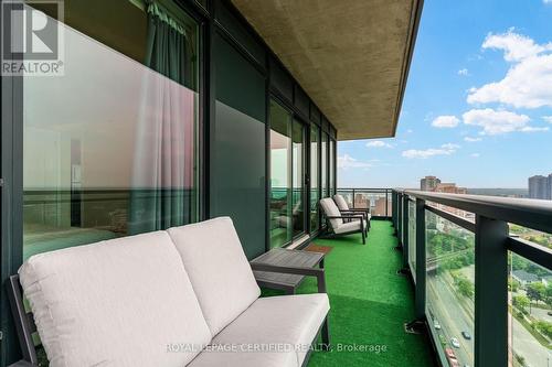 1806 - 100 John Street, Brampton, ON - Outdoor With Balcony With Exterior