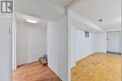 Bsmt separate entrance on left, rec room on right - 