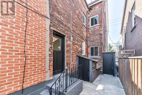 Side of house with door to kitchen - 493 Ossington Avenue, Toronto, ON - Outdoor With Exterior