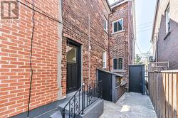 Side of house with door to kitchen - 
