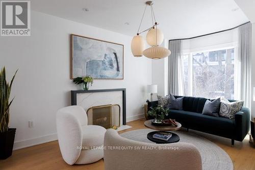 96 Summerhill Avenue, Toronto, ON - Indoor Photo Showing Living Room With Fireplace