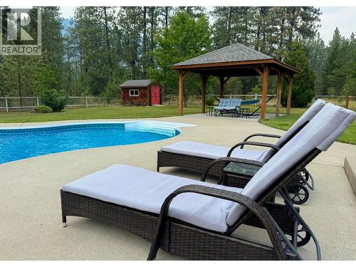 230 Prospect Drive, Grand Forks, BC - Outdoor With In Ground Pool With Deck Patio Veranda With Backyard