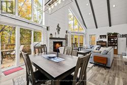 Open concept main level w/walkout to dining room - 