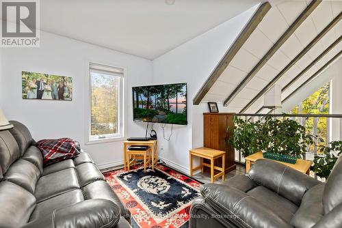 Family room with a view - upper level - 17 Hagerman Court, Seguin, ON - Indoor Photo Showing Living Room