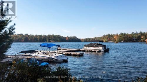 Well maintained boat slips on beautiful Otter Lake - 17 Hagerman Court, Seguin, ON - Outdoor With Body Of Water With View