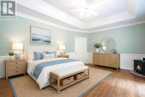 Virtually Staged - 105 Copeland Creek Drive, Tiny, ON - Indoor Photo Showing Bedroom