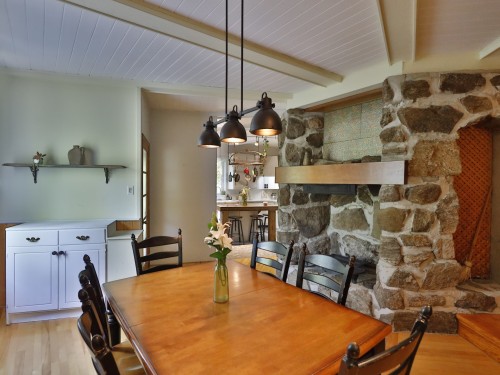 Dining Room - 1001 Ch. Du Lac N., Sainte-Mélanie, QC - Indoor Photo Showing Dining Room