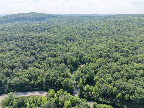 Aerial View - 1001 Ch. Du Lac N., Sainte-Mélanie, QC - Outdoor With View