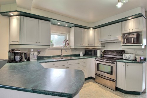 Kitchen - 344 Av. De L'Église, Rouyn-Noranda, QC - Indoor Photo Showing Kitchen With Double Sink