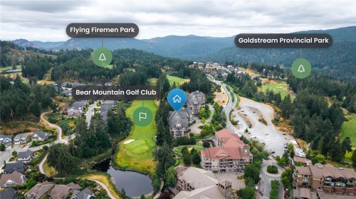 #203-1375 Bear Mountain Pkwy, Langford, BC -  With View