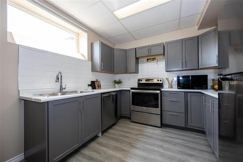 602 Kirkbridge Dr, Winnipeg, MB - Indoor Photo Showing Kitchen With Double Sink