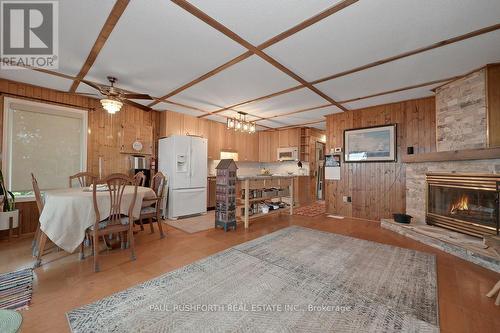 Living Room/ Kitchen - 172 Richards Lane, Beckwith, ON - Indoor With Fireplace