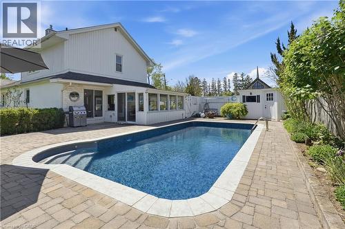 937 Park Avenue W, Burlington, ON - Outdoor With In Ground Pool With Deck Patio Veranda