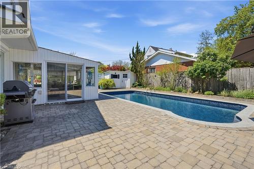 937 Park Avenue W, Burlington, ON - Outdoor With In Ground Pool With Deck Patio Veranda