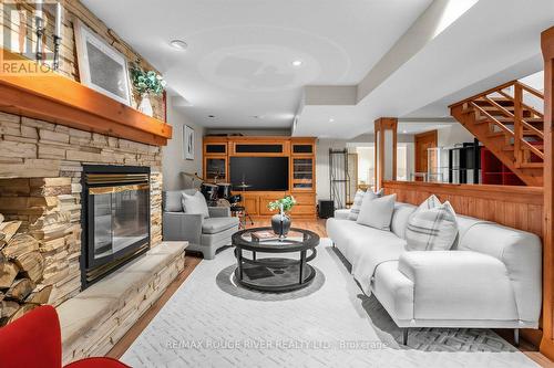 36 Nimrod Crescent, Brampton, ON - Indoor Photo Showing Living Room With Fireplace